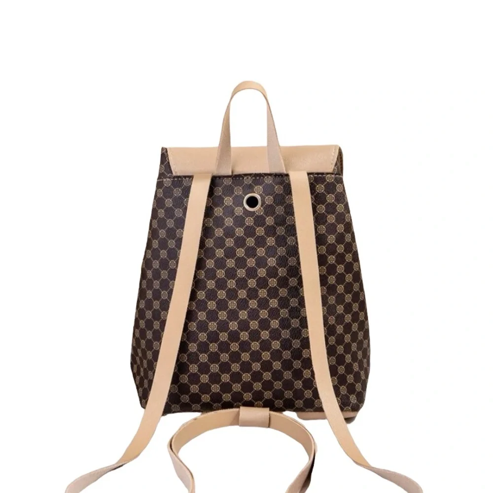 Brown/tan backpack - Picture 2 of 4